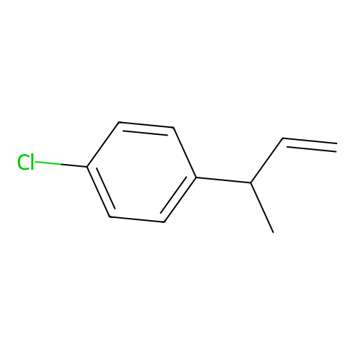 Benzene, 1-(3-buten-2-yl)-4-chloro- structure