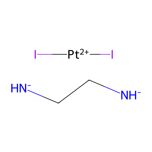 二碘(乙二胺)铂(SP-4-2) structure