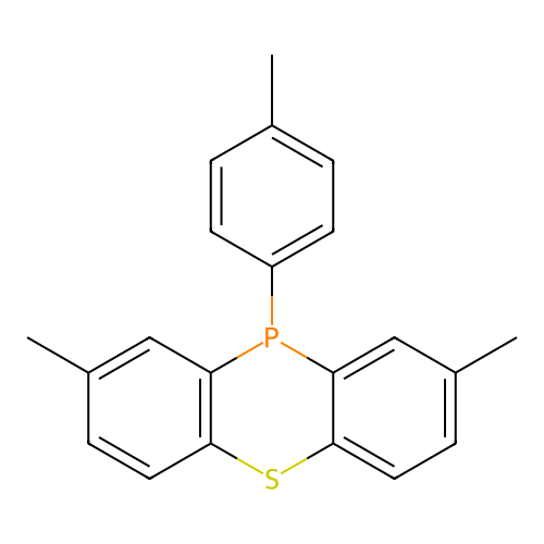Phenothiaphosphine, 2,8-dimethyl-10-p-tolyl- structure