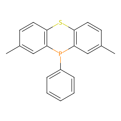 Phenothiaphosphine, 2,8-dimethyl-10-phenyl- structure