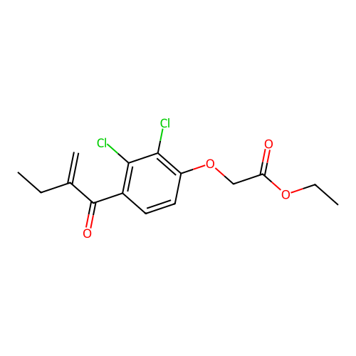 Etacrynic Acid Ethyl Ester structure