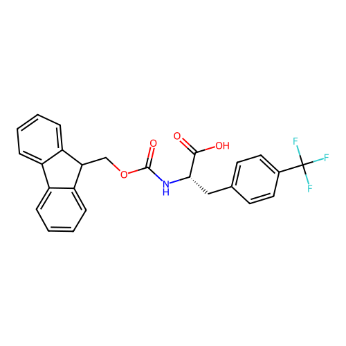 Fmoc-Phe(4-CF3)-OH structure