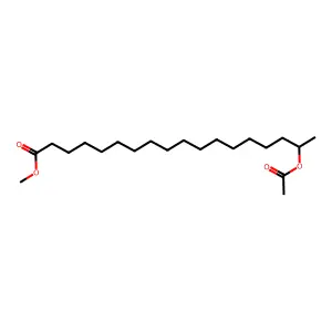 Methyl 17-acetoxyoctadecanoate structure
