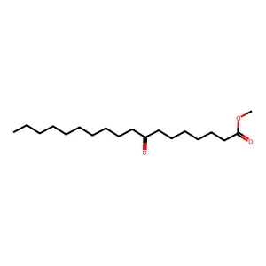 Octadecanoic acid, 8-oxo-, methyl ester structure