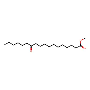 Octadecanoic acid, 12-oxo-, methyl ester structure