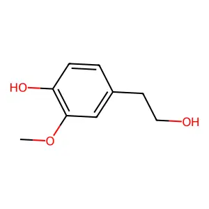 高香草醇 structure