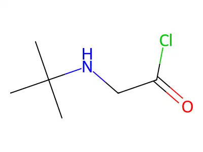 2-(tert-butylamino)acetyl Chloride structure