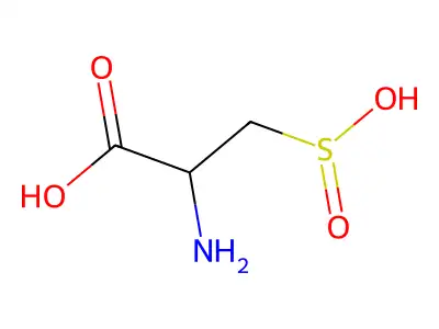半胱亚磺酸 structure