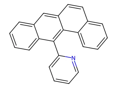 2-Benzo[a]anthracen-12-ylpyridine structure