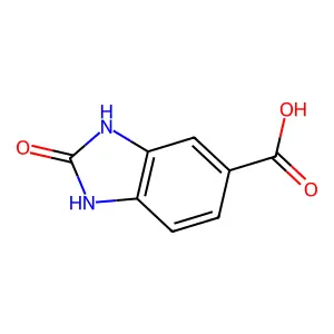 2-oxo-2,3-dihydro-1H-1,3-benzodiazole-5-carboxylic acid structure