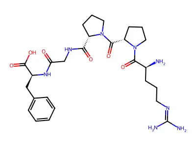 Bradykinin (1-5) structure