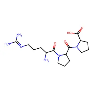 Arginyl-prolyl-proline structure