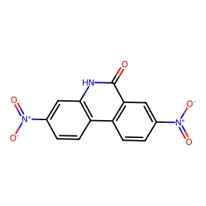 3,8-dinitrophenanthridin-6(5H)-one structure