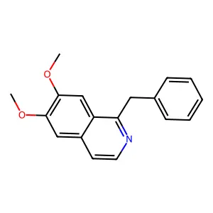 1-Benzyl-6,7-dimethoxyisochinolin structure