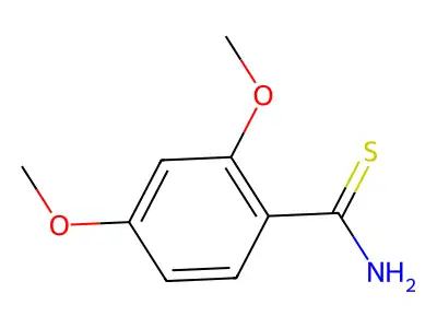 2,4-Dimethoxythiobenzamide structure