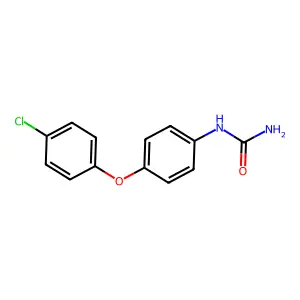 Urea, N-[4-(4-chlorophenoxy)phenyl]- structure