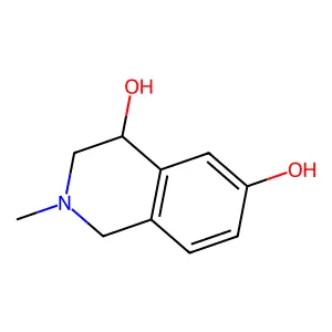 2-Methyl-1,2,3,4-tetrahydroisoquinoline-4,6-diol structure