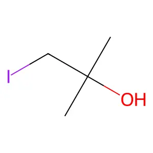 1-Iodo-2-methylpropan-2-ol structure