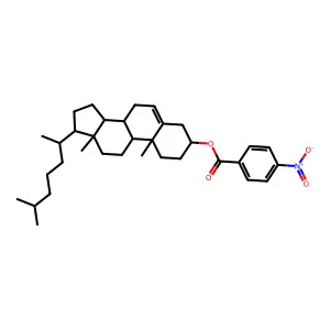 胆固醇-4-硝基苯甲酸酯 structure