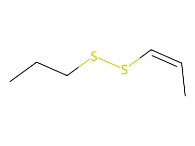 Propyl 1-propenyl disulfide structure