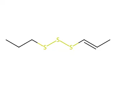 Propenyl propyl trisulfide structure