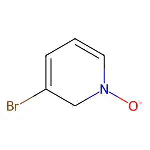 3-溴吡啶1-氧化物 structure