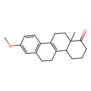 (4As,12as)-8-methoxy-12a-methyl-3,4,4a,5,6,11,12,12a-octahydrochrysen-1(2h)-one structure
