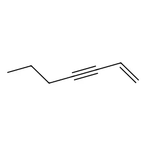 1-Hepten-3-yne structure