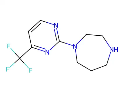 1-[4-(Trifluoromethyl)pyrimidin-2-yl]-1,4-diazepane structure