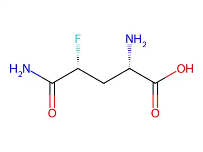 Glutamine, 4-fluoro- structure