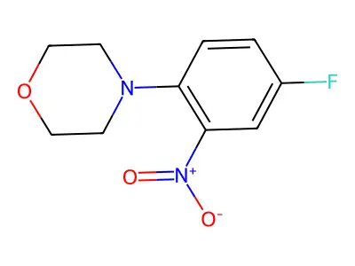 4-(4-Fluoro-2-nitrophenyl)morpholine structure