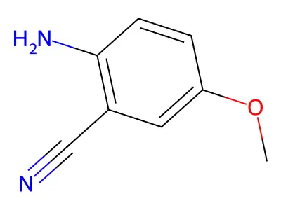 2-Amino-5-methoxybenzonitrile structure