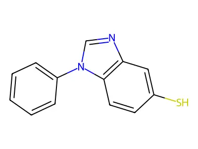 1-Phenyl-1H-benzimidazole-5-thiol structure