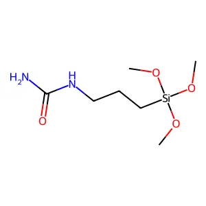 3-Trimethoxysilylpropylurea structure