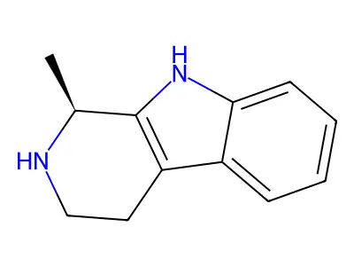 (S)-1-Methyl-2,3,4,9-tetrahydro-1H-pyrido[3,4-b]indole structure