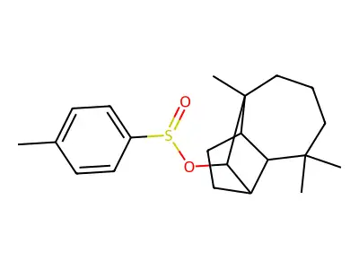 4,8,8-Trimethyldecahydro-1,4-methanoazulen-9-yl 4-methylbenzenesulfinate structure