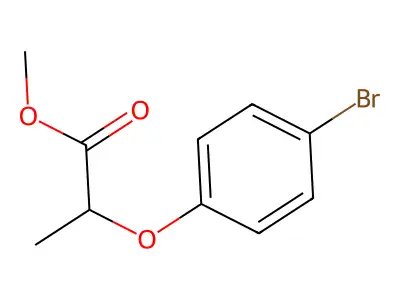 Methyl 2-(4-bromophenoxy)propanoate structure