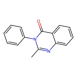 3-Phenyl-2-methylquinazolin-4-one structure