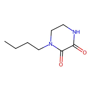 2,3-Piperazinedione, 1-butyl- structure
