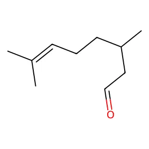香茅醛 structure