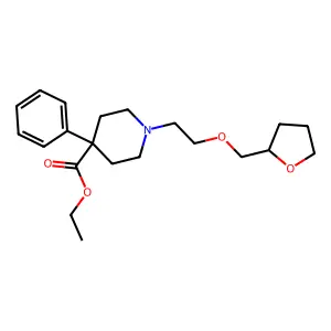 Furethidine structure