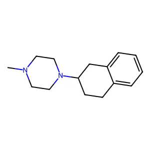 Piperazine, 1-methyl-4-(1,2,3,4-tetrahydro-2-naphthyl)- structure