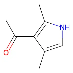 2,4-二甲基吡咯-3-基甲基酮 structure