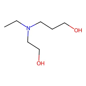 3-[Ethyl(2-hydroxyethyl)amino]propan-1-ol structure