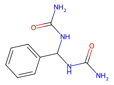 Urea, N,N''-(phenylmethylene)bis- structure