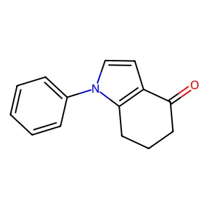 1-phenyl-6,7-dihydro-5H-indol-4-one structure