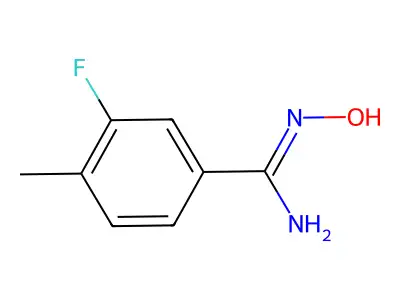 (3-Fluoro-4-methylphenyl)(hydroxyimino)methylamine structure