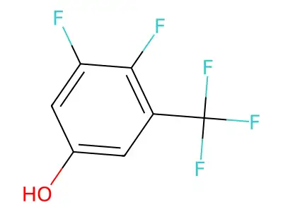 3,4-Difluoro-5-(trifluoromethyl)phenol structure