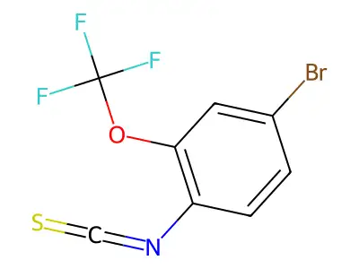 4-Bromo-1-isothiocyanato-2-(trifluoromethoxy)benzene structure