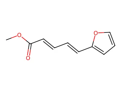Methyl 5-(furan-2-yl)penta-2,4-dienoate structure